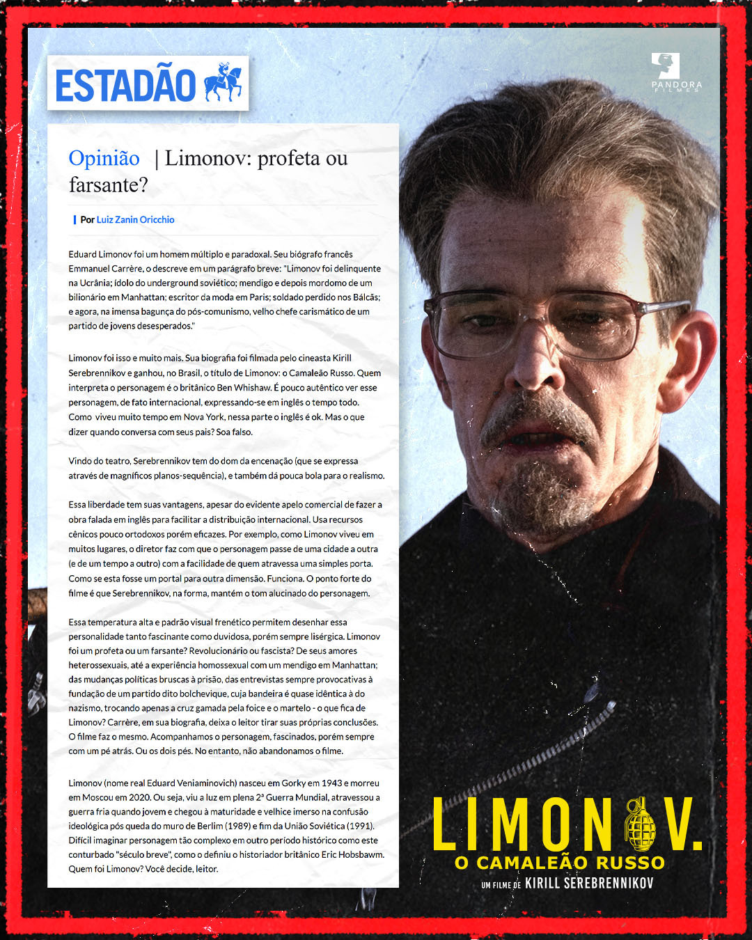 «Limonov: O Camaleão Russo»