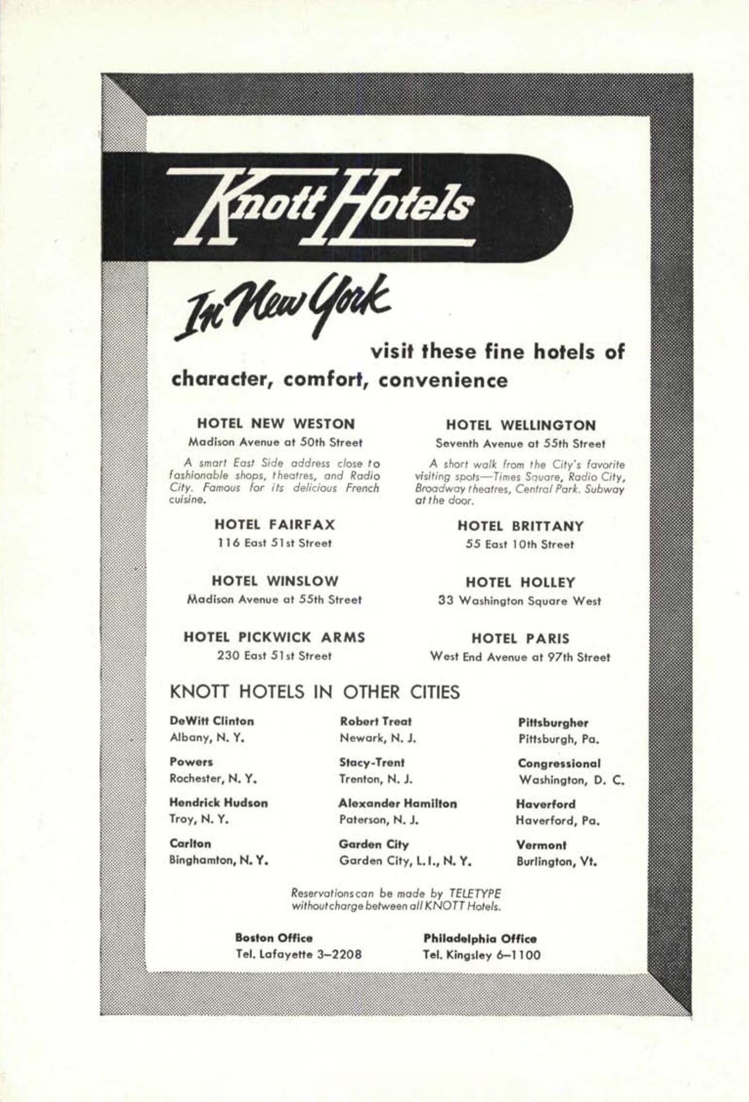 Knott Hotels in New York