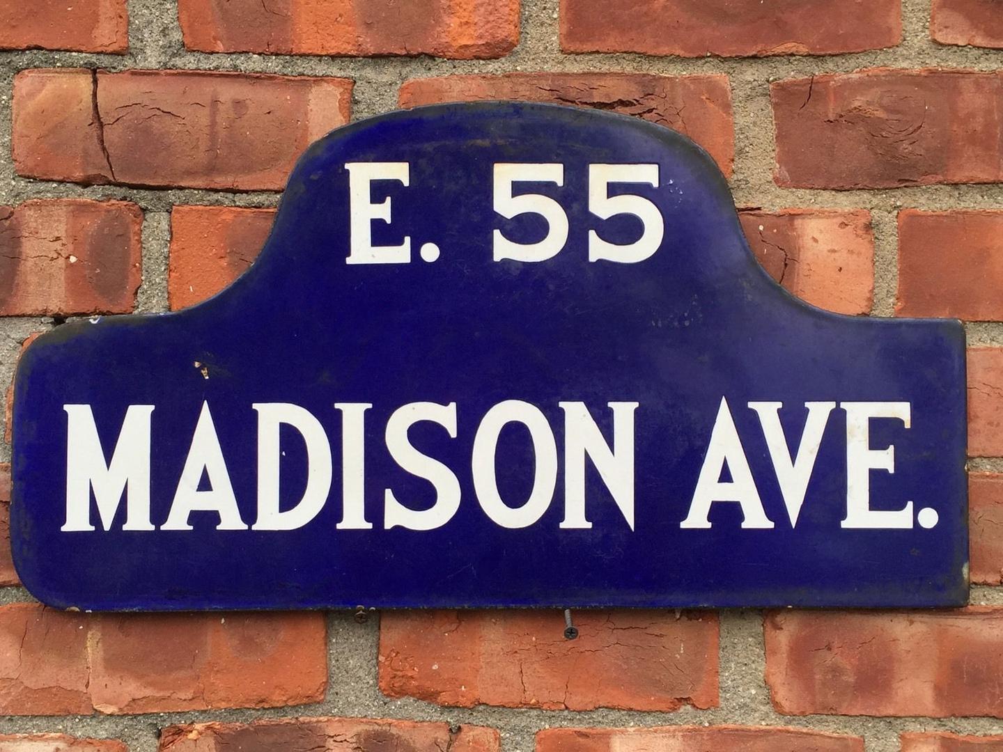 Porcelain Street Sign