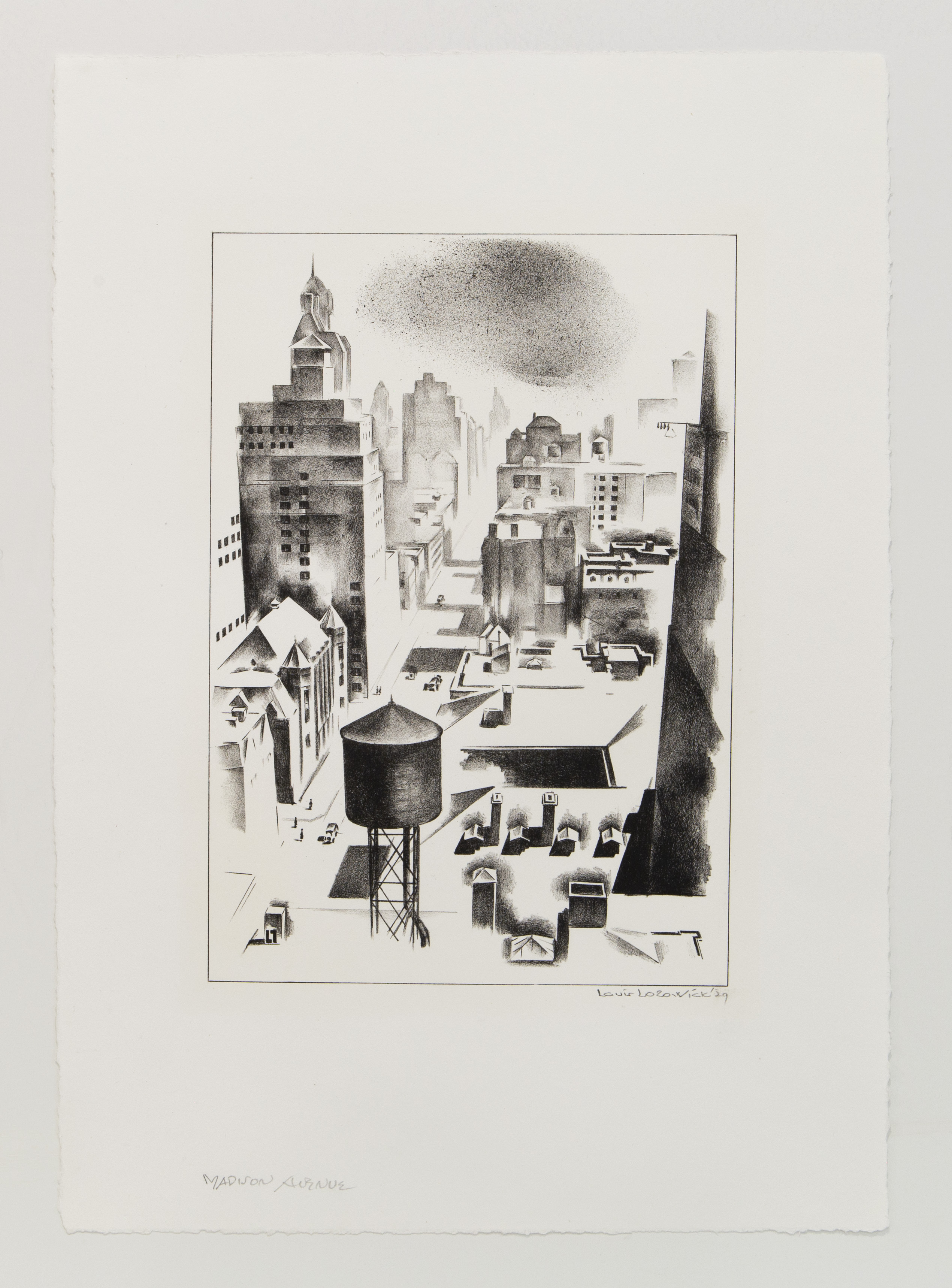 Louis Lozowick «Madison Avenue»